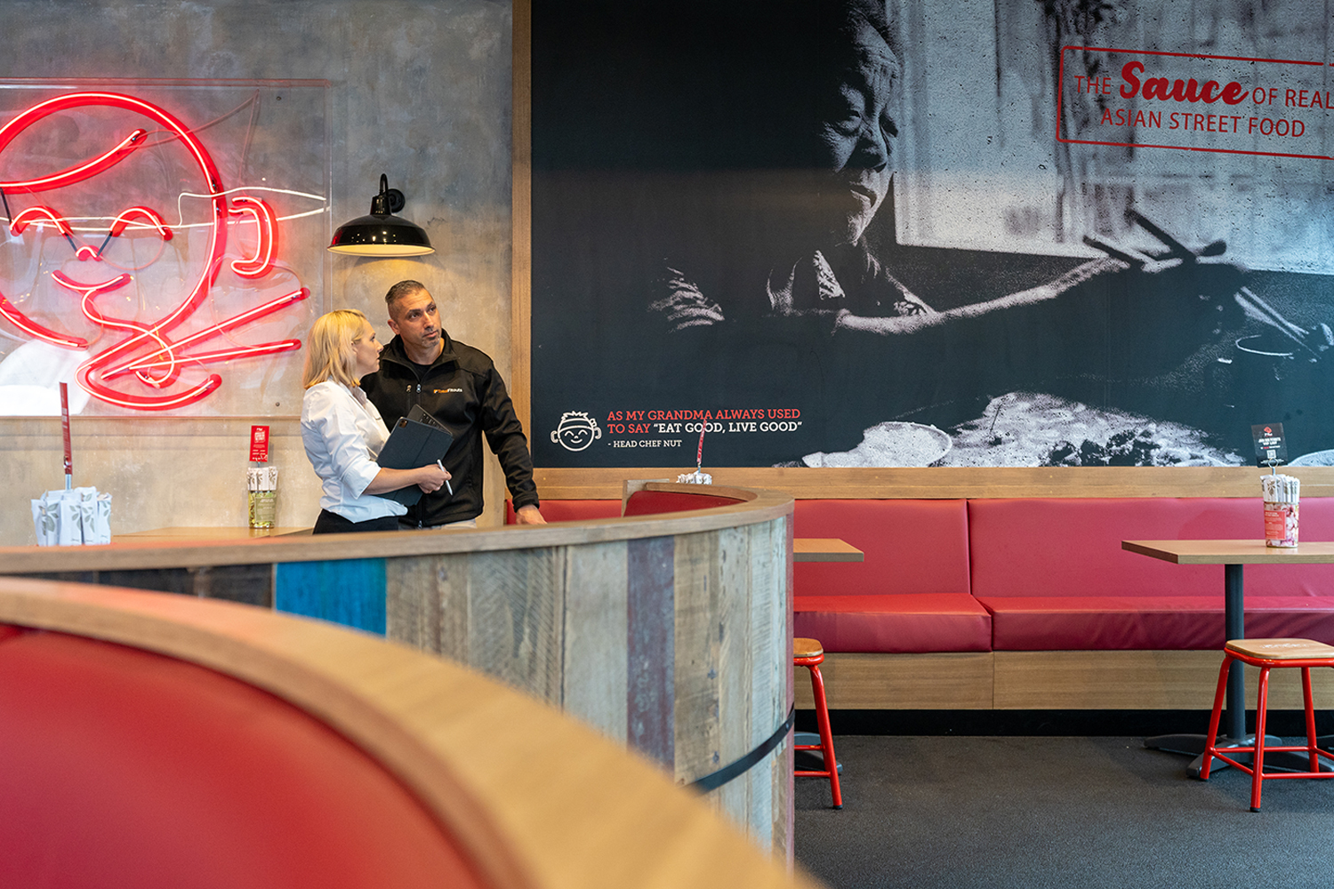 P'Nut Street Noodles, Penrith NSW Trend Lighting